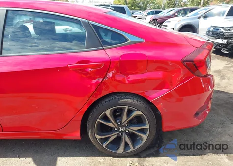2020 Honda Civic Sport из США, поврежденный, VIN 2HGFC2F81LH522373